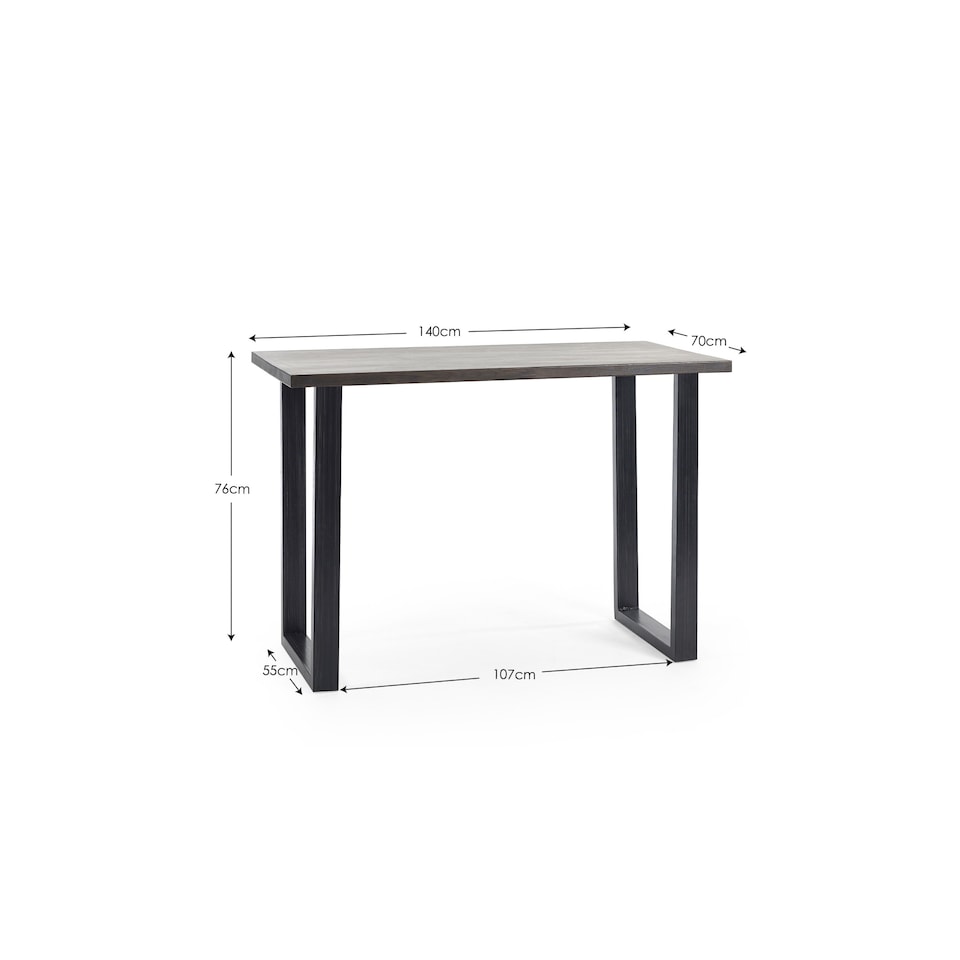 image 1 of Brooklyn Bar Table Dark Oak