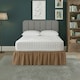 image 2 of Base Valance Polycotton Sheet for Divan Beds Easy Care Bed Base Cover | Brown | Latte | Super King