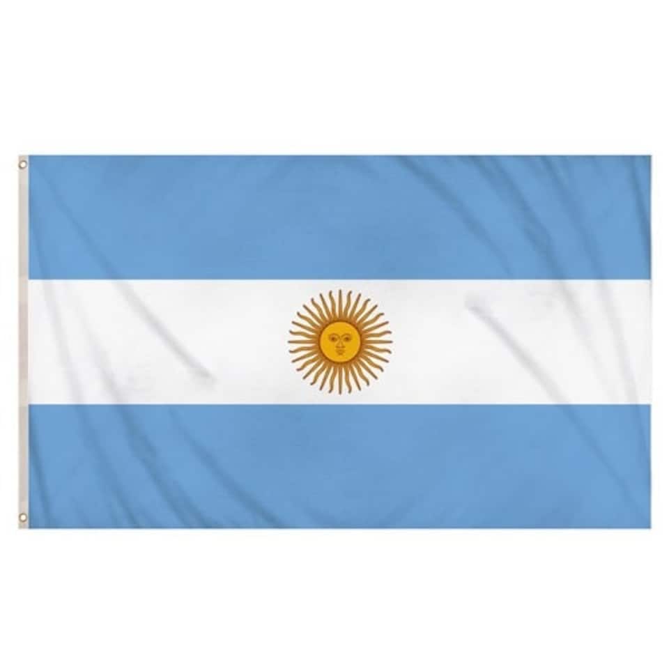 Argentina Flag 5 x 3 Ft