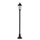 image 1 of ValueLights Mayfair Black Outdoor Bollard Light | Black