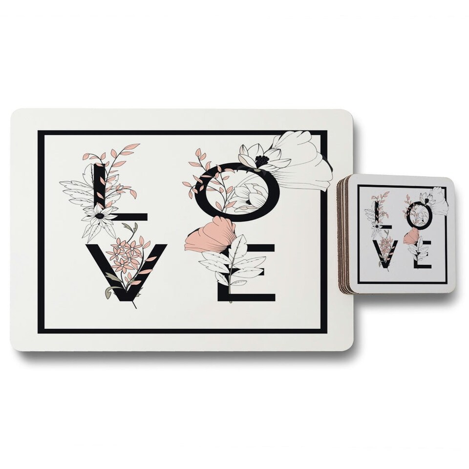 Love (Placemat & Coaster Set)