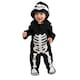 image 1 of Bristol Novelty Boys Skeleton All-In-One Halloween Costume - Black/White - Infant One Size