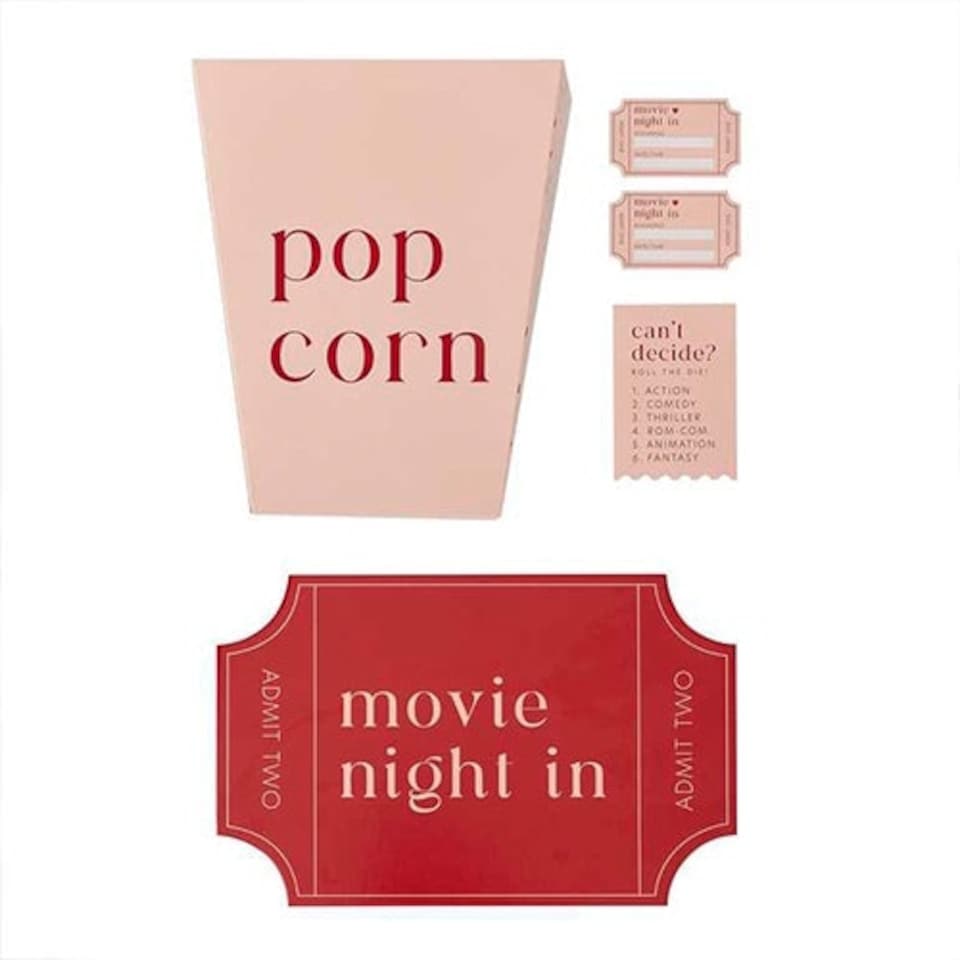 image 1 of Movie Night in For Two Grazing Board Kit
