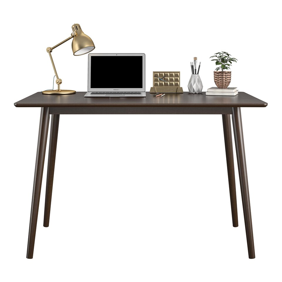 image 1 of Novogratz Brittany Desk in Walnut Look