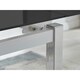 image 3 of Furniturebox Enna Black Glass Extending Dining Table
