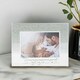 image 2 of Silver Glitter Engagement Glass Picture Frame with Acrylic Letters - 5" x 3.5" Clear | One Size