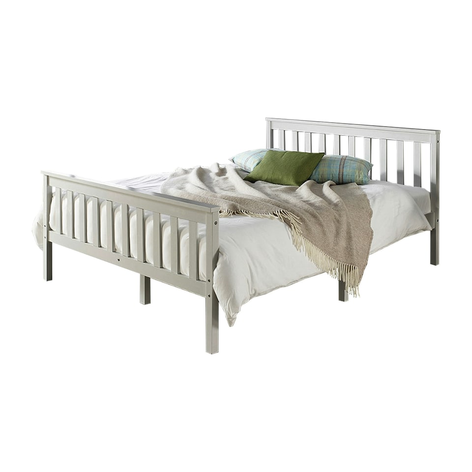 image 1 of Atlantic Bed Frame in Grey, size King
