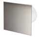 image 1 of 100mm Humidity Sensor Extractor Fan White Glass Front Panel TRAX Wall Ceiling Ventilation