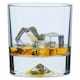 image 4 of Dartington Crystal Dimple Double Old Fashioned Whisky Glasses Set Of 2