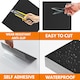 image 9 of NOVECRAFTO Vinyl Floor Tile – Self Adhesive 12x12 in – Black Checkerboard – Peel & Stick for Kitchen, Bathroom & Living Room – Waterproof & Easy DIY Black | 3.72 sqm