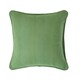 image 1 of Homescapes Cotton Rajput Ribbed Dark Olive  Cushion  Cover - 45 x 45cm | Green | 45 x 45 cm | 1