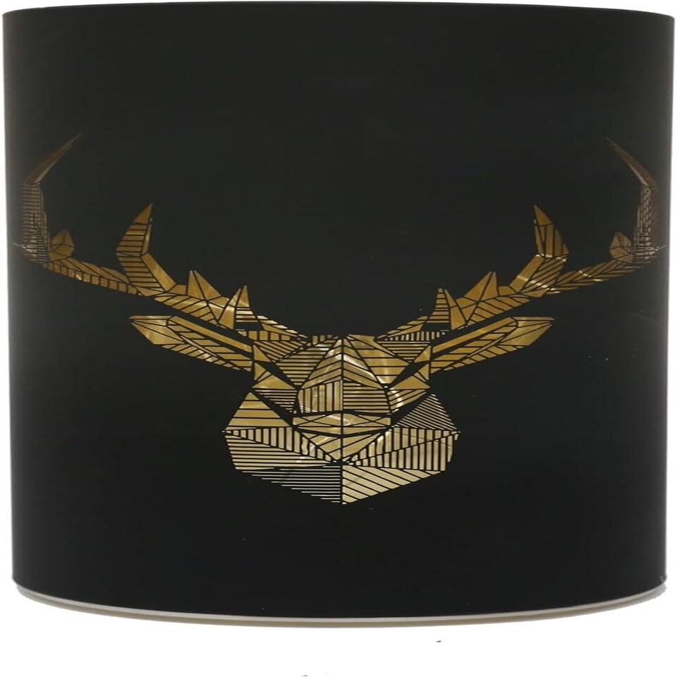image 1 of 22cm Christmas Decorated Vase - LED Black Glass Vase