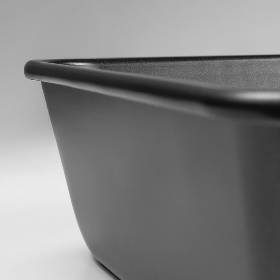 image 1 of Prochef Large Roasting Tin & Baking Tray Non-Stick Deep Sides Grey | L