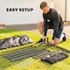 image 5 of SPORTNOW Football Rebounder Net with Carry Bag and Ground Stakes