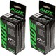 image 2 of AWE Set x 2 Butyl Rubber 27" MTB/E-Bike Inner Tube 27 x 1 ¼ 700x28/37C Schrader Valve