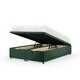 image 1 of Emerald Green Plush Velvet Ottoman Base Small Double N/A