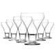 image 1 of Clear Glass Footed Dessert Bowl Ice Cream Sundae Fruit Cocktail Salad Cups 305ml | Clear | 6 Glasses