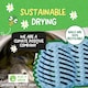 image 3 of Ecoegg Dryer Balls | Fresh Linen | Reduces Drying Time | Tumble Dryer Balls Replacement | Freshens and Softens Clothes | Hypoallergenic | 2 Eggs | Scent Boosters