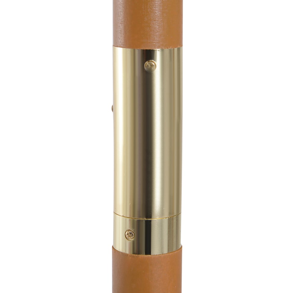 image 1 of Outsunny 3m Garden Parasol, Pulley Operated Patio Umbrella, Wooden Parasol, Table Market Umbrella with Rope Pulley Mechanism and 8 Ribs, White