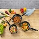 image 2 of SMART & COMPACT Frying Pan 3pc Set 20cm/24cm/28cm
