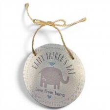 Widdop Gifts Mother's Day "Love From Bump" Wooden Plaque