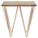 image 1 of Interiors by Premier Sleek Square Rose Gold End Table, Versatile Statement Side Table, Contemporary Livingroom Side Table