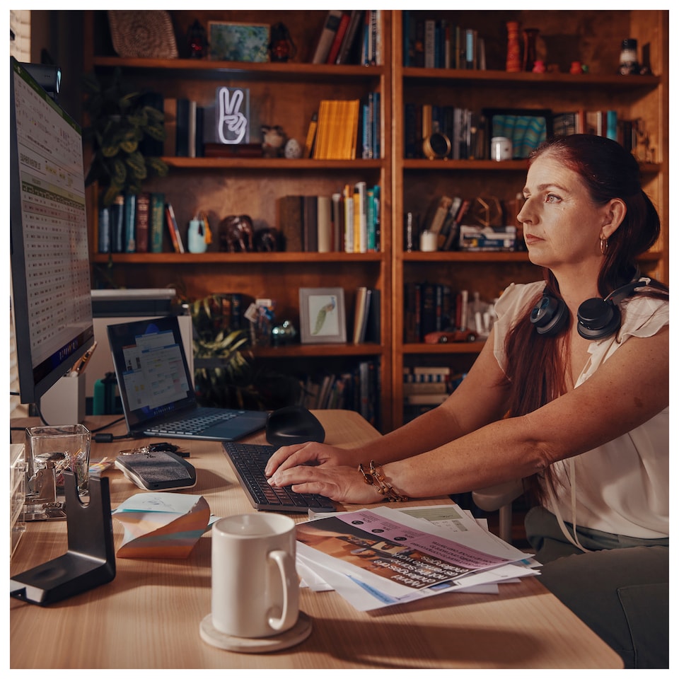 image 1 of Poly Voyager Focus 2 Stereo Microsoft Teams Certified USB-C USB-A Wireless Heads