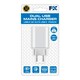 image 1 of FX Dual EU Main Charger USB-C and USB-A, White