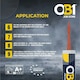 image 6 of OB1 Terracotta Multi-Surface Construction Sealant & Adhesive Silicone Pack of 2