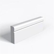 Pack of 5 (Total 5 Units) - MDF Pencil Round and 1 V Groove Architrave & Rebate - 25mm (T) x 94mm (H) x 4200mm (L)