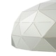 image 4 of Interiors by Premier Small Silver Dome Pendant Light