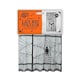 image 2 of Spooky Halloween Design Black Lace Net Curtain 2.3m