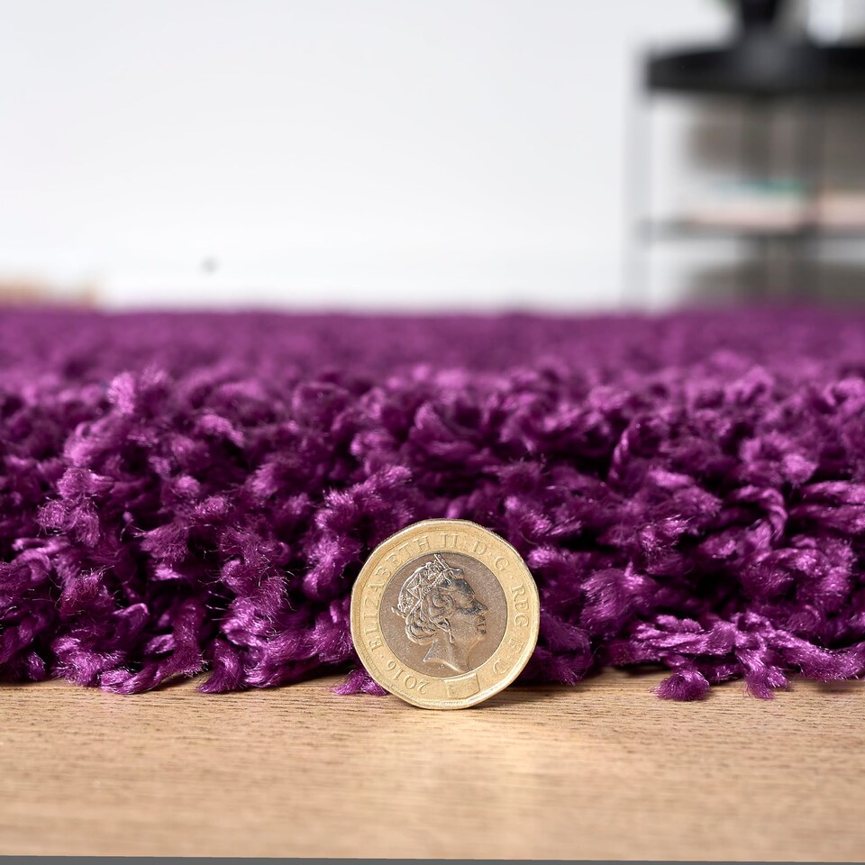 image 1 of Bargainia California Shaggy Rug Soft Pile Living Room