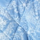 image 2 of Homescapes Blue French Toile Patterned Bedspread - 200 x 200 cm | Multi