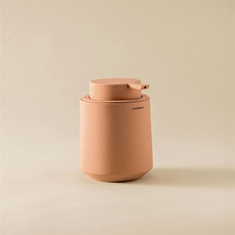 image 1 of Cosmic Liquid Soap Dispenser Blossom with Durable Resin for Bathroom, 350ml