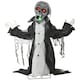 image 1 of HOMCOM Voice Activated Halloween Animatronics Skeleton, Battery Operated