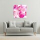 image 2 of Andrew lee Bo Ho in Pink (Canvas Print) 114 x 114 x 4cm