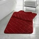 image 2 of Memory Foam BLOCKS Bath Mat Set Red