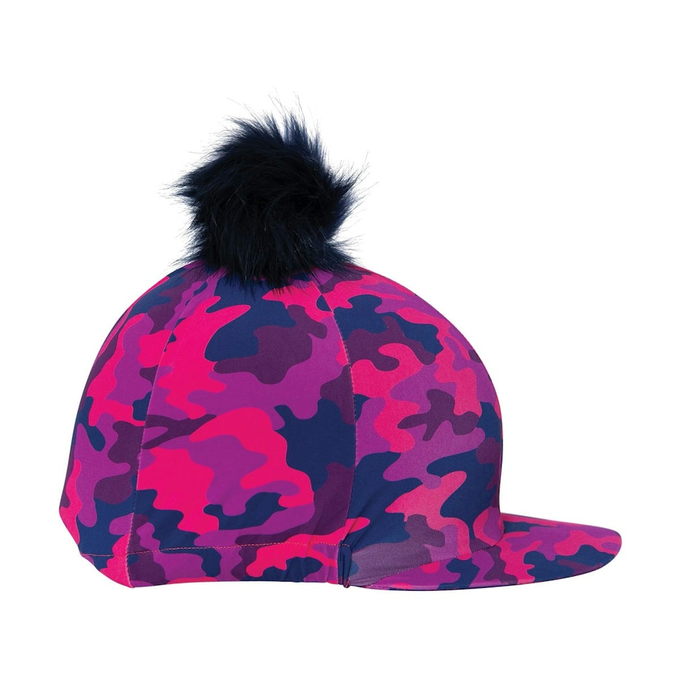 image 1 of HyFASHION DynaForce Camouflage Hat Cover - Raspberry/Navy - One Size Pink | One Size