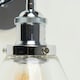 image 1 of ValueLights Lloyd Polished Silver Wall Light and E27 Radio Valve LED 4W Warm White 2700K Bulb
