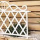 image 6 of 27cm White Plastic Garden Patio Lawn Border Fence Edging