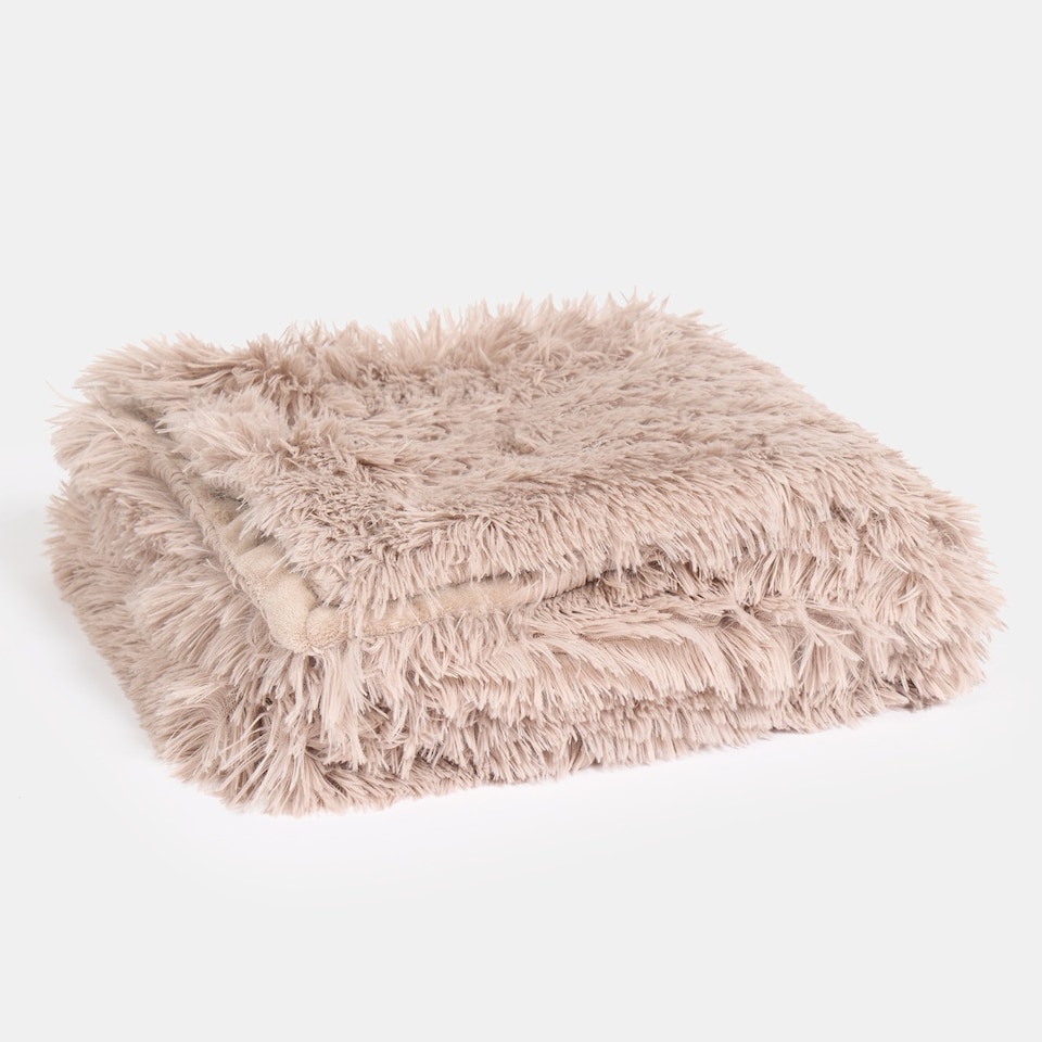 image 1 of OHS Ultra Soft Fluffy Fleece Throw Luxury Bed Blanket