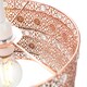 image 5 of Polished Copper Acrylic Gem Moroccan Style Chandelier Pendant Light Shade | Copper