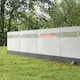 image 7 of Outsunny Camping Windbreaks with Clear Windows and Carry Bag | Grey