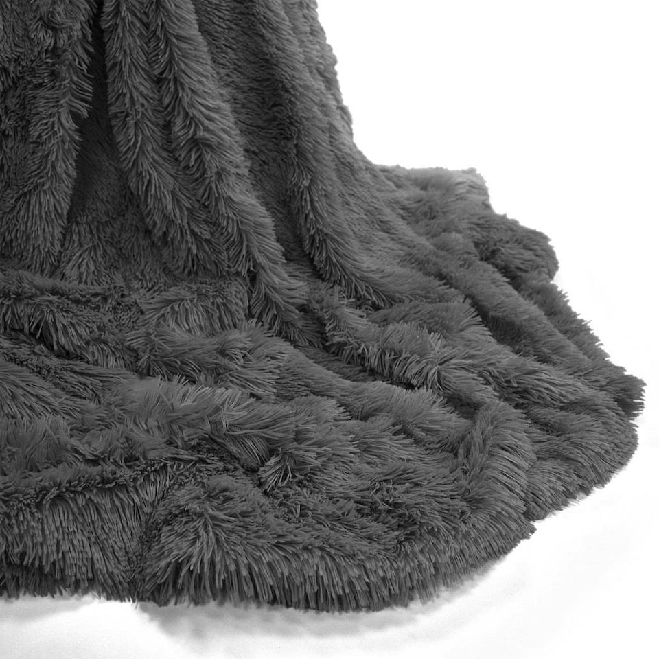 image 1 of Cuddles Charcoal Throw 150x200cm