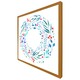 image 1 of Blue decorative reath (Picture Frame) Brown | Oak | M