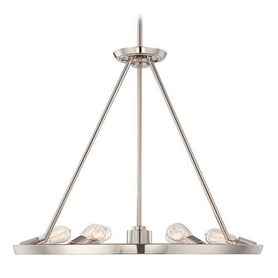 Theater Row 6 Light Pendant Chandelier Light Imperial Silver, E27