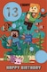 image 3 of Minecraft Age Sticker Birthday Card