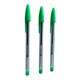image 1 of Box of 50 Neon Green Ballpoint Pens Smooth Glide by Janrax