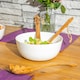 image 5 of Bormioli Rocco Toledo Glass Serving Bowls - 23cm - White - Pack of 3 White